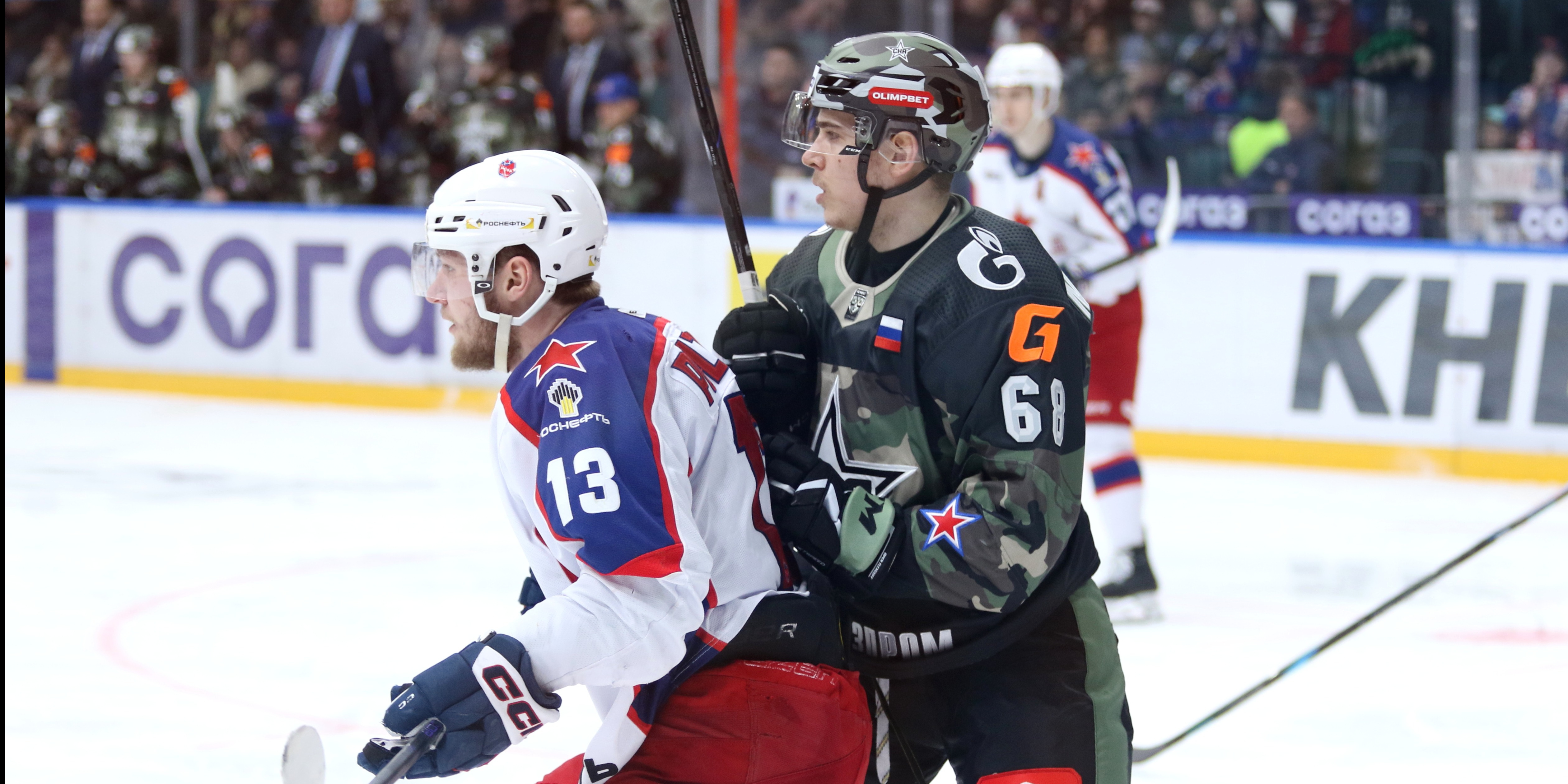 ЦСКА ведет в серии со СКА, но первая победа досталась москвичам в овертайме. Насладись вторым матчем на «Кинопоиске»