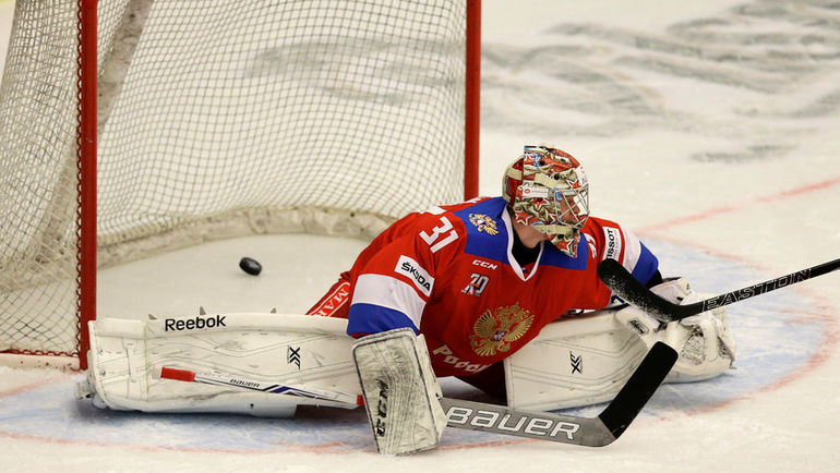 Вратарь сборной России Илья СОРОКИН. Фото REUTERS Вратарь сборной России Илья СОРОКИН. Фото REUTERS