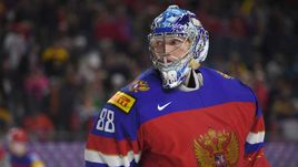 Вратарь сборной России Андрей ВАСИЛЕВСКИЙ.