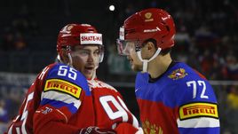 Сегодня. Кельн. Россия - Дания -3:0. Россияне Богдан КИСЕЛЕВИЧ и Артемий ПАНАРИН.