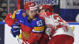 Сегодня. Кельн. Россия - Дания - 3:0. Летом Евгений ДАДОНОВ (63), скорее всего, уедет в НХЛ.