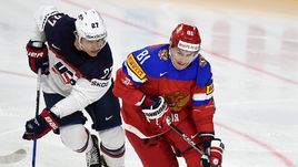 Вторник. Кельн. Россия - США - 3:5. Защитник россиян Дмитрий ОРЛОВ (81).
