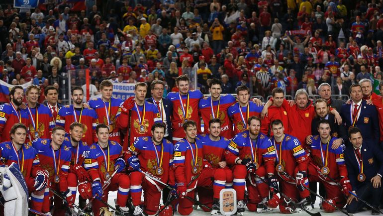 Воскресенье. Кельн. Россия - Финляндия - 5:3. Команда Олега ЗНАРКА. Фото AFP Воскресенье. Кельн. Россия - Финляндия - 5:3. Команда Олега ЗНАРКА. Фото AFP
