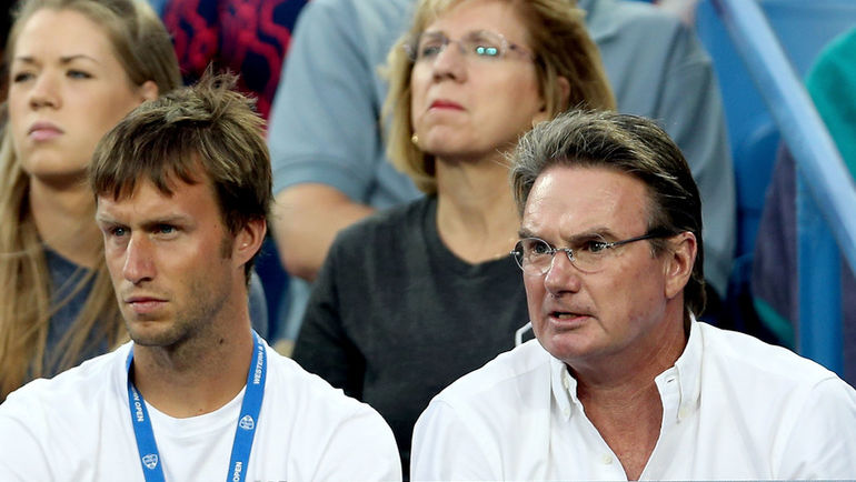 Джимми КОННОРС (справа) был тренером Марии Шараповой. Фото AFP Джимми КОННОРС (справа) был тренером Марии Шараповой. Фото AFP