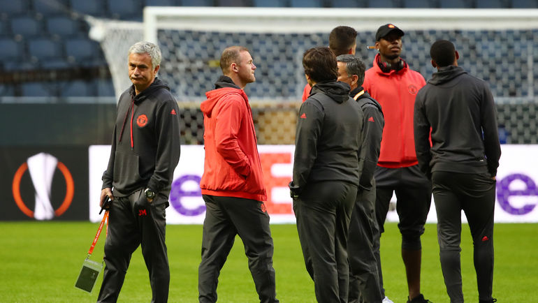 Вторник. Стокгольм. Манчестерцы знакомятся со стадионом. Фото REUTERS Вторник. Стокгольм. Манчестерцы знакомятся со стадионом. Фото REUTERS