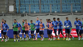 Четверг. Химки. Тренировка сборной России.