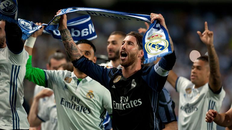 Серхио РАМОС (в черном). Фото AFP Серхио РАМОС (в черном). Фото AFP