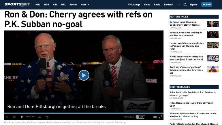 Sportsnet. Sportsnet.