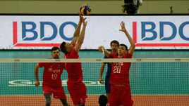 Сегодня. Казань. Россия - Аргентина - 3:0. Россияне в атаке.