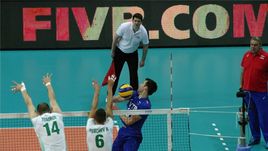 Сегодня. Казань. Россия - Болгария - 2:3. Россияне уступили своему сопернику, ведя по ходу игры со счетом 2:0.