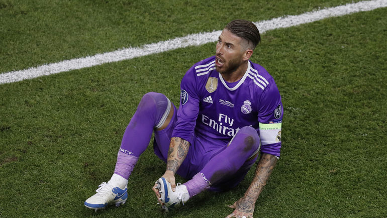 Главный грубиян мирового футбола Серхио РАМОС. Фото AFP Главный грубиян мирового футбола Серхио РАМОС. Фото AFP