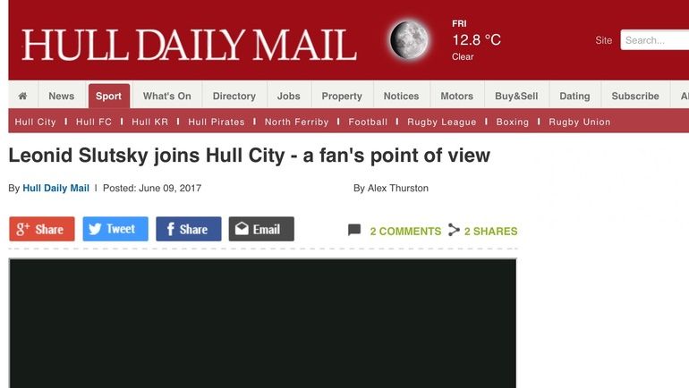 HULL MAIL. HULL MAIL.