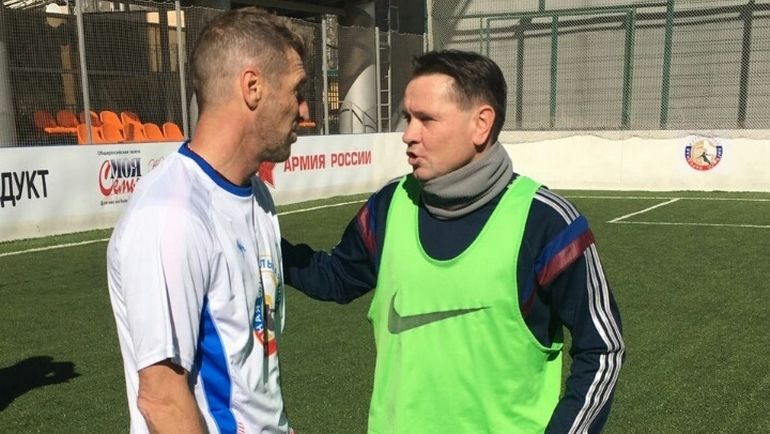 Массимо КАРРЕРА и Дмитрий АЛЕНИЧЕВ на дне рождения Сергея Лаврова. Фото из личного архива Трабукки Массимо КАРРЕРА и Дмитрий АЛЕНИЧЕВ на дне рождения Сергея Лаврова. Фото из личного архива Трабукки