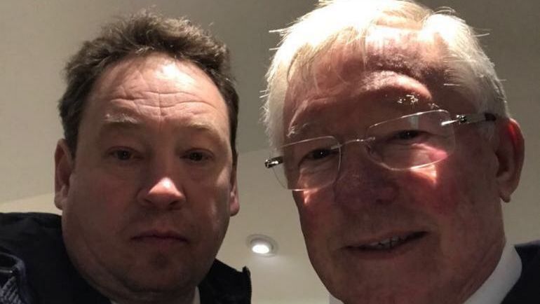 Леонид СЛУЦКИЙ и Алекс ФЕРГЮСОН. Леонид СЛУЦКИЙ и Алекс ФЕРГЮСОН.