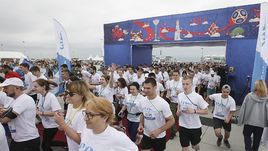 Около двух тысяч человек из 32 регионов России приняли участие в забеге Platov Runway