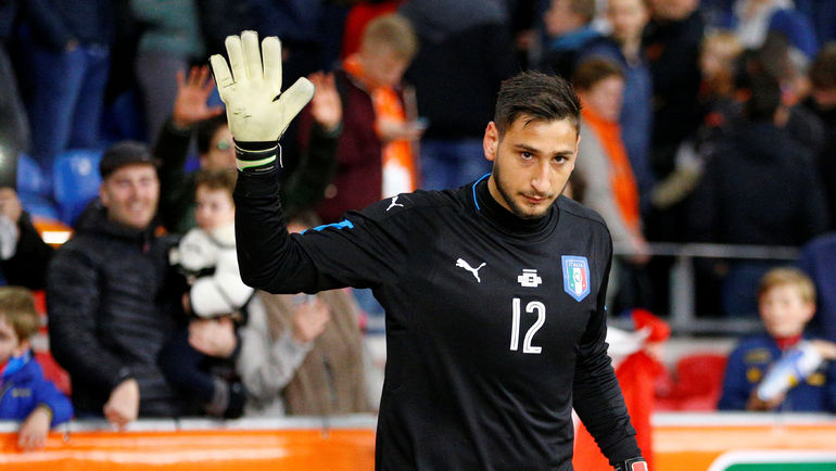 Джанлуиджи ДОННАРУММА в составе сборной Италии. Фото AFP Джанлуиджи ДОННАРУММА в составе сборной Италии. Фото AFP