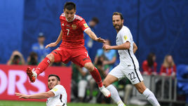 Сегодня. Санкт-Петербург. Россия - Новая Зеландия - 2:0. В игре Дмитрий ПОЛОЗ.