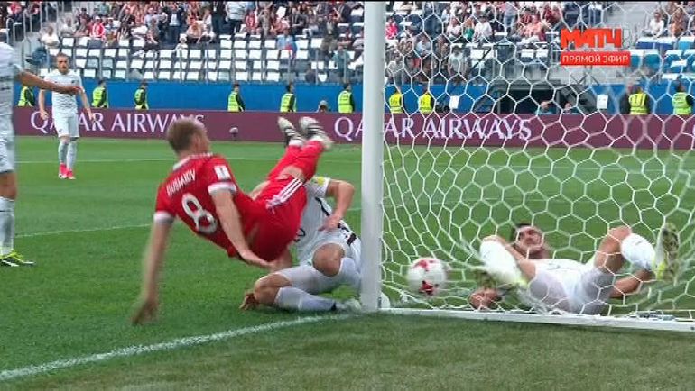 31-я минута. Первый гол сборной России на турнире. 31-я минута. Первый гол сборной России на турнире.