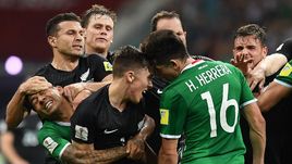 Среда. Сочи. Мексика – Новая Зеландия – 2:1. Драка футболистов в конце матча.