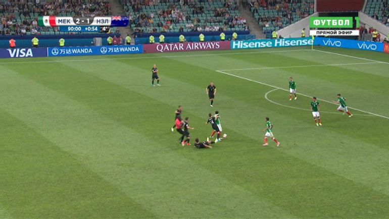 Массовая драка в концовке матча Мексика - Новая Зеландия. Массовая драка в концовке матча Мексика - Новая Зеландия.