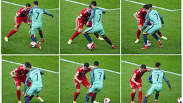 Единоборства Криштиану РОНАЛДУ и Виктора ВАСИНА.