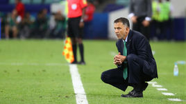 Главный тренер сборной Мексики Хуан Карлос ОСОРИО.