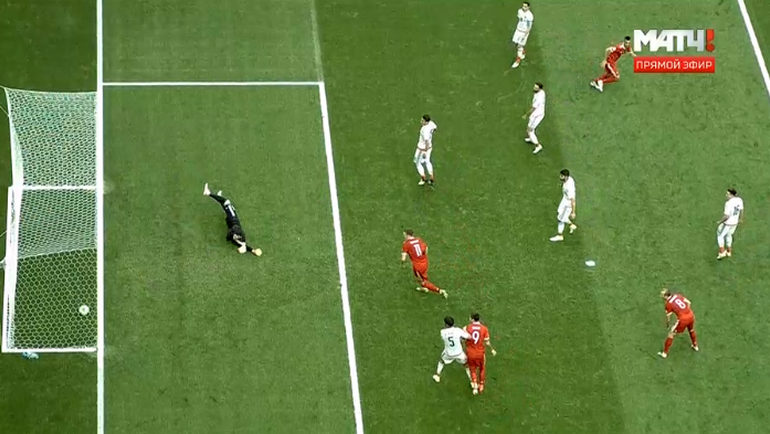 25-я минута. Гол Александра Самедова. 25-я минута. Гол Александра Самедова.