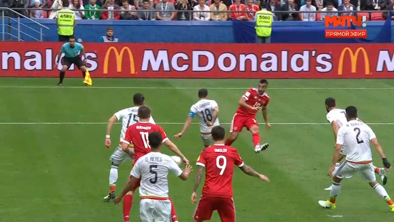 25-я минута. Гол Александра Самедова. 25-я минута. Гол Александра Самедова.