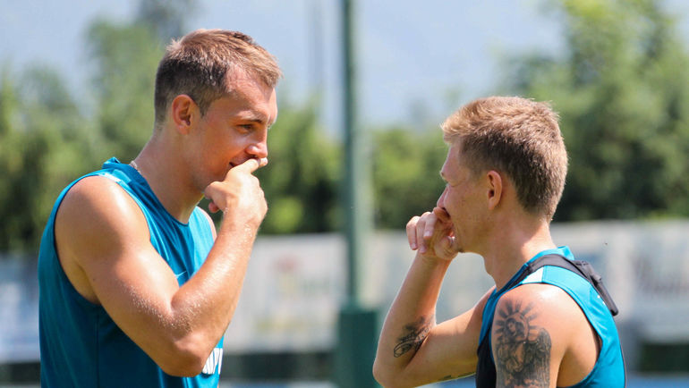 Артем ДЗЮБА и Александр КОКОРИН. Артем ДЗЮБА и Александр КОКОРИН.