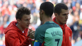 24 июня 2017 года. Казань. Мексика - Россия - 2:1. Александр ГОЛОВИН и КРИШТИАНУ РОНАЛДУ.