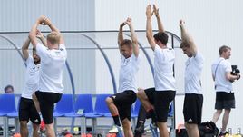 Сегодня. Сочи. Тренировка сборной Германии.