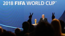 2 декабря 2010 года. Цюрих. Йозеф БЛАТТЕР во время выборов организаторов ЧМ-2018 и 2022.