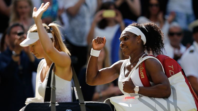 Мария ШАРАПОВА и Серена УИЛЬЯМС: борьба за популярность за пределами корта увлекает фанатов не меньше, чем игра россиянки и американки. Фото AFP Мария ШАРАПОВА и Серена УИЛЬЯМС: борьба за популярность за пределами корта увлекает фанатов не меньше, чем игра россиянки и американки. Фото AFP