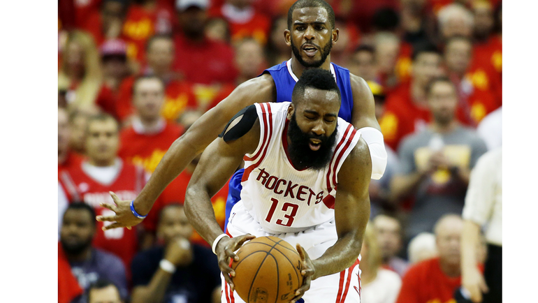 Джеймс ХАРДЕН (№13) и Крис ПОЛ. Фото AFP Джеймс ХАРДЕН (№13) и Крис ПОЛ. Фото AFP