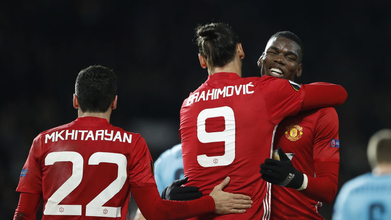 Генрих МХИТАРЯН, Златан ИБРАГИМОВИЧ и Поль ПОГБА. Фото REUTERS Генрих МХИТАРЯН, Златан ИБРАГИМОВИЧ и Поль ПОГБА. Фото REUTERS