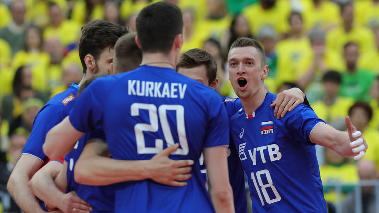 Россияне вырвали два сета, но на большее их не хватило. Фото FIVB Россияне вырвали два сета, но на большее их не хватило. Фото FIVB