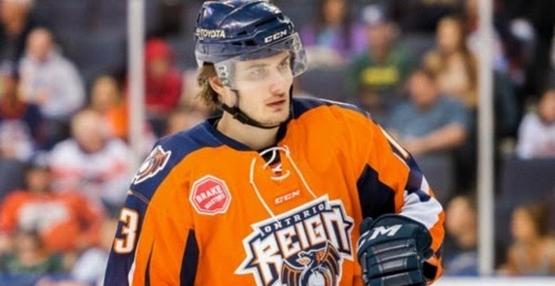 Максим КИЦЫН. Фото Ontario Reign Максим КИЦЫН. Фото Ontario Reign