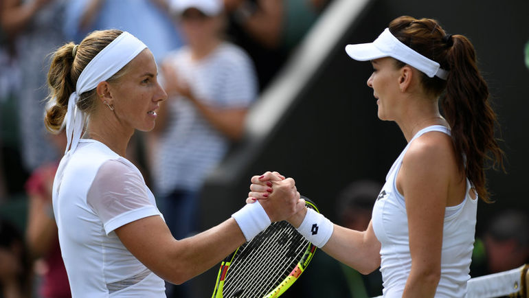 Светлана КУЗНЕЦОВА и Агнешка РАДВАНСКА. Фото REUTERS Светлана КУЗНЕЦОВА и Агнешка РАДВАНСКА. Фото REUTERS