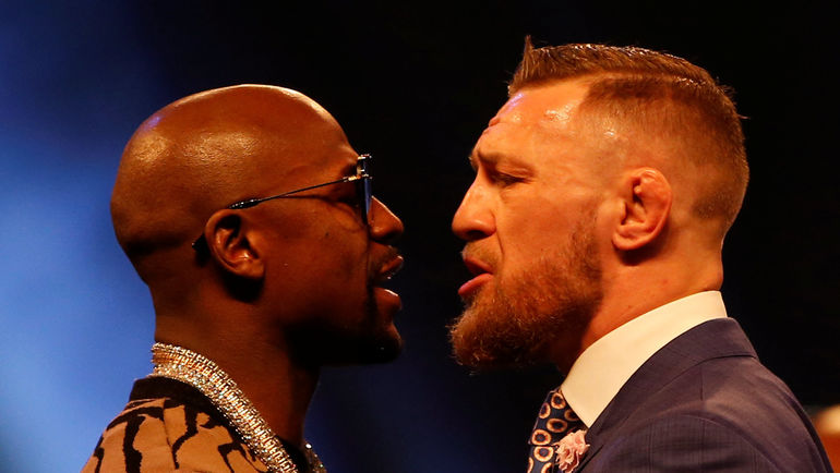 Флойд МЕЙУЭЗЕР (справа) и Коннор МАКГРЕГОР. Фото REUTERS Флойд МЕЙУЭЗЕР (справа) и Коннор МАКГРЕГОР. Фото REUTERS