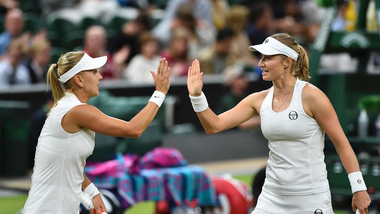 Елена ВЕСНИНА и Екатерина МАКАРОВА. Фото AFP Елена ВЕСНИНА и Екатерина МАКАРОВА. Фото AFP