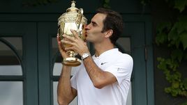 Сегодня. Лондон. Роджер ФЕДЕРЕР в восьмой раз стал победителем Уимблдона.