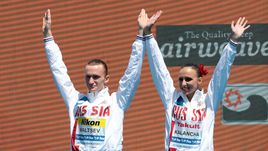 Сегодня. Будапешт. Александр МАЛЬЦЕВ и Михаэла КАЛАНЧА.