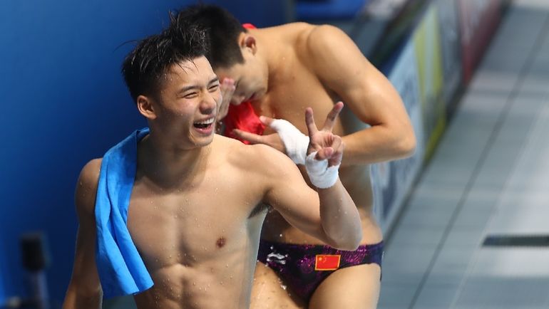 Золото забрали китайцы Чен АЙСЕН (слева) и Хао ЯН. Фото REUTERS Золото забрали китайцы Чен АЙСЕН (слева) и Хао ЯН. Фото REUTERS