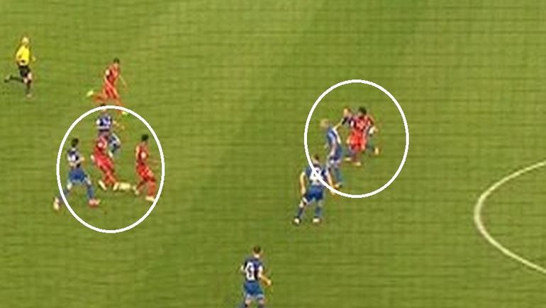 32-я минута. Гол Луиза Адриану. 32-я минута. Гол Луиза Адриану.