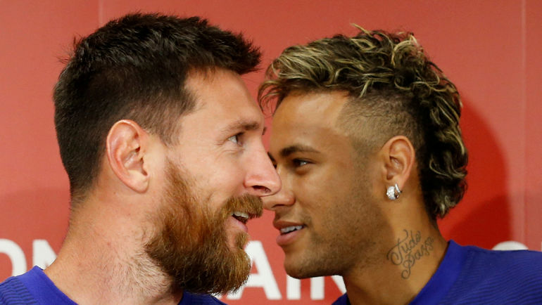 Лионель МЕССИ и НЕЙМАР. Фото REUTERS Лионель МЕССИ и НЕЙМАР. Фото REUTERS