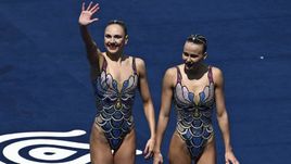 Сегодня. Будапешт. Александра ПАЦКЕВИЧ (слева) и Светлана КОЛЕСНИЧЕНКО.