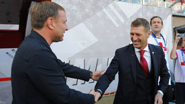 Юрий КАЛИТВИНЦЕВ (слева) и Массимо КАРРЕРА.