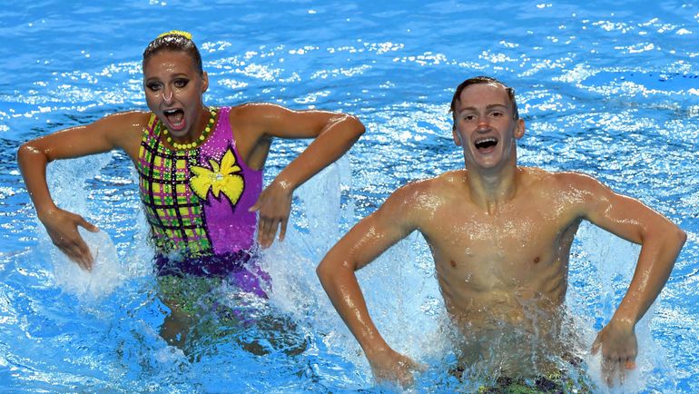 Микаэла КАЛАНЧА и Александр МАЛЬЦЕВ. Фото AFP Микаэла КАЛАНЧА и Александр МАЛЬЦЕВ. Фото AFP