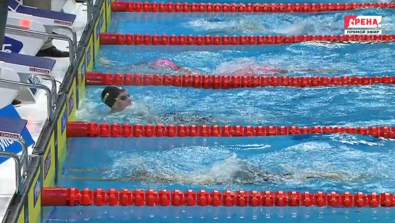 Финал на 100-метровке брассом. Финал на 100-метровке брассом.
