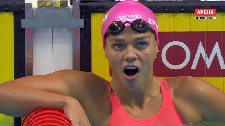 Финал на 100-метровке брассом. Финал на 100-метровке брассом.